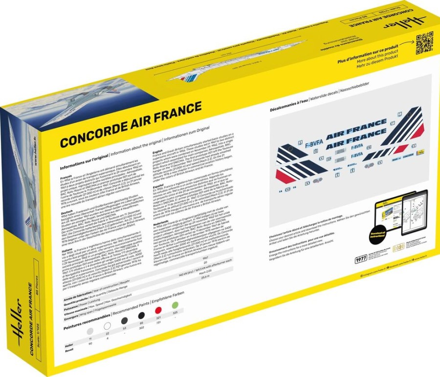 Luftfahrt Heller | Starterkit Concorde (56445)