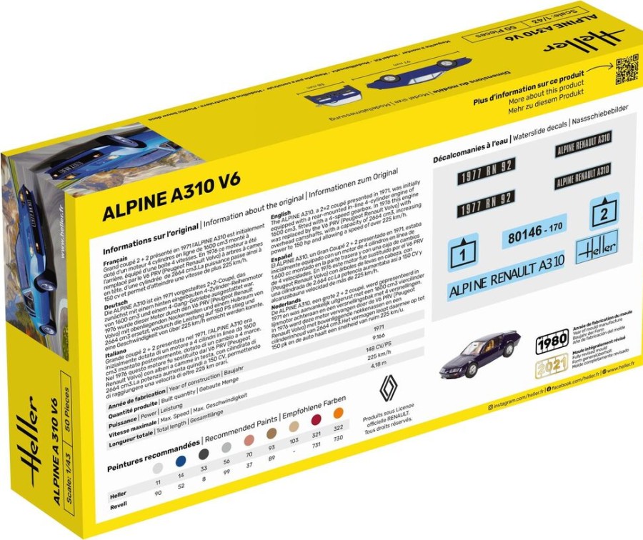 Fahrzeuge Heller | Starterkit Alpine A310 (56146)