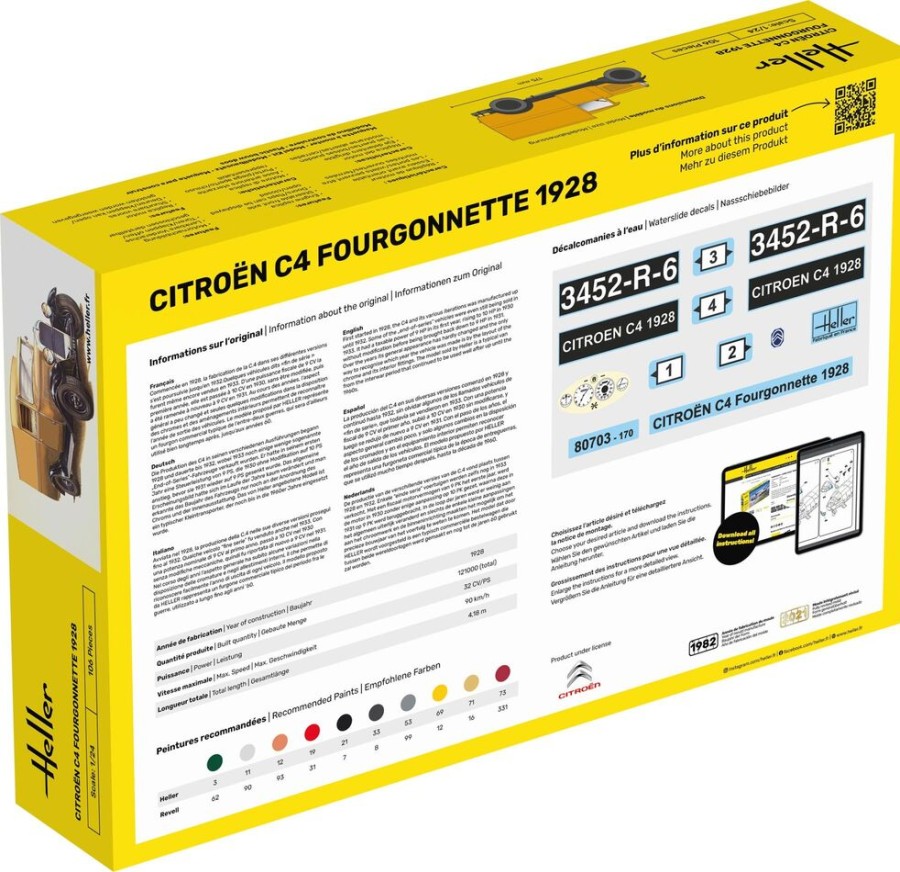 Fahrzeuge Heller | Starterkit Citroen C4 Fourgonnette 1926 (56703)