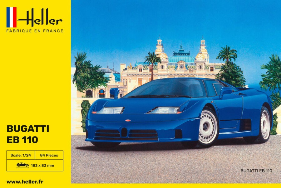 Fahrzeuge Heller | Bugatti Eb 110 (80738)