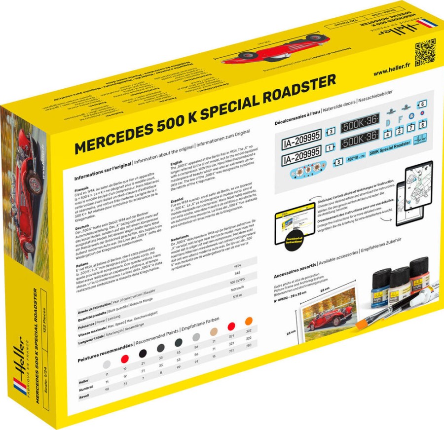 Fahrzeuge Heller | Starterkit 500 K Special Roadster (56710)