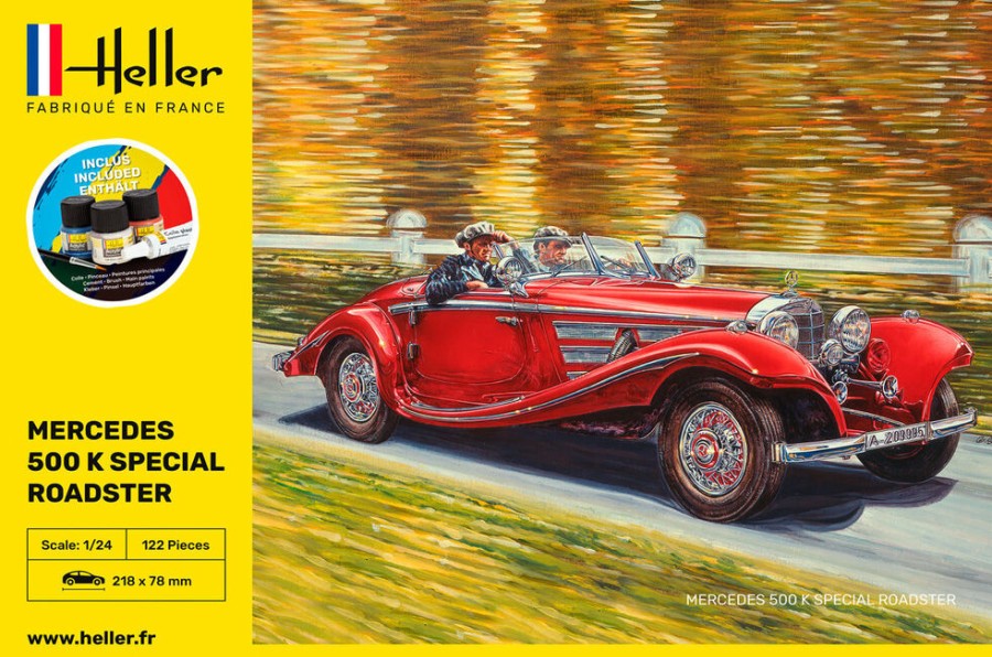 Fahrzeuge Heller | Starterkit 500 K Special Roadster (56710)