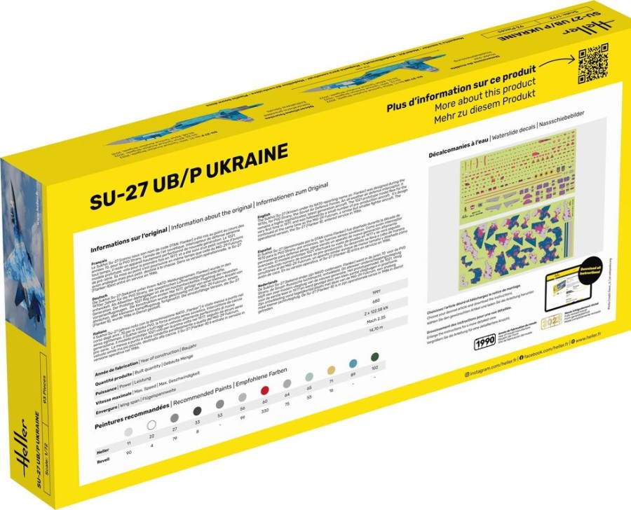 Luftfahrt Heller | Starterkit Su-27 Ub/P Ukraine (56371)