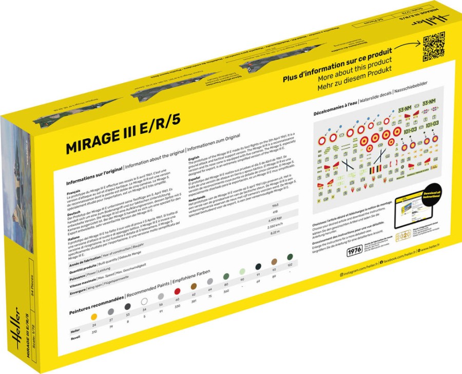 Luftfahrt Heller | Starter-Kit Mirage Iii E (56323)