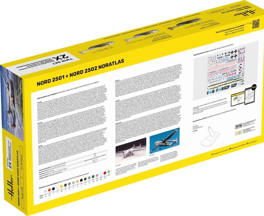 Luftfahrt Heller | Nord2501 + Nord 2502 „Noratlas" Twinset (85374)