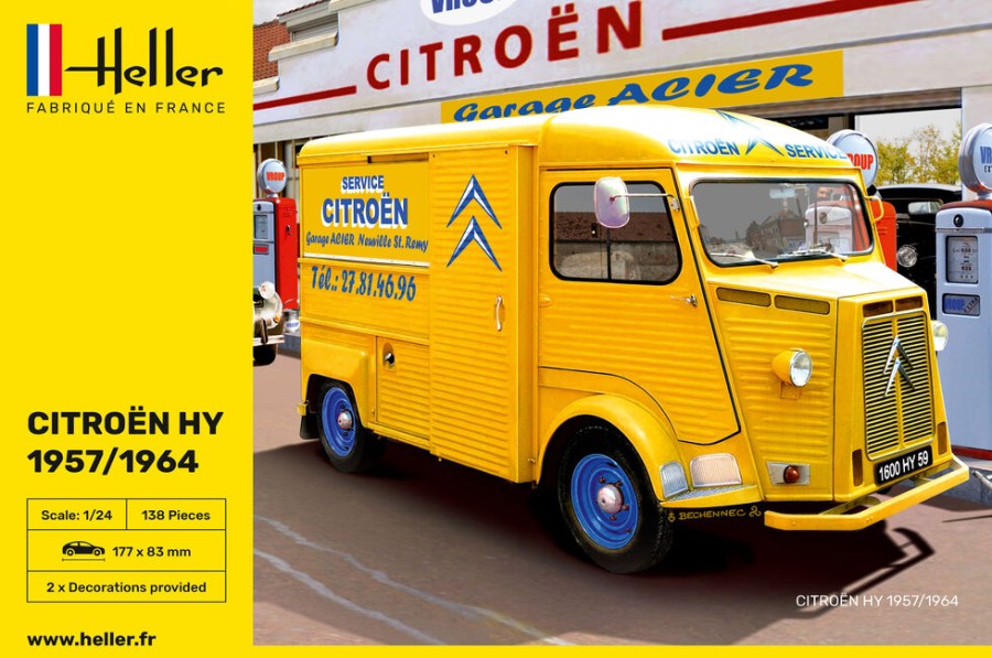 Fahrzeuge Heller | Citroen Hy 57/64 Service Citroen (80744)