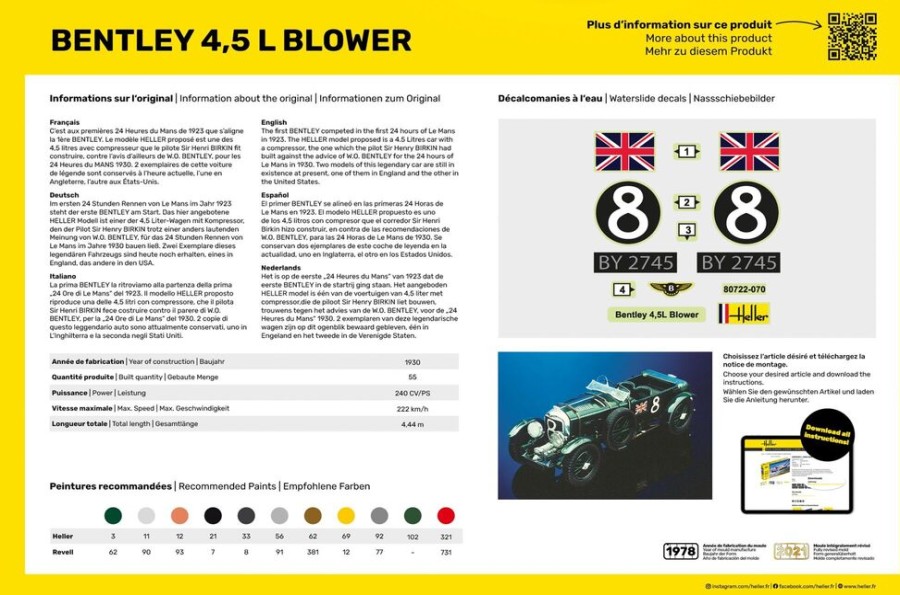 Fahrzeuge Heller | Starter-Kit Bentley Blower (56722)