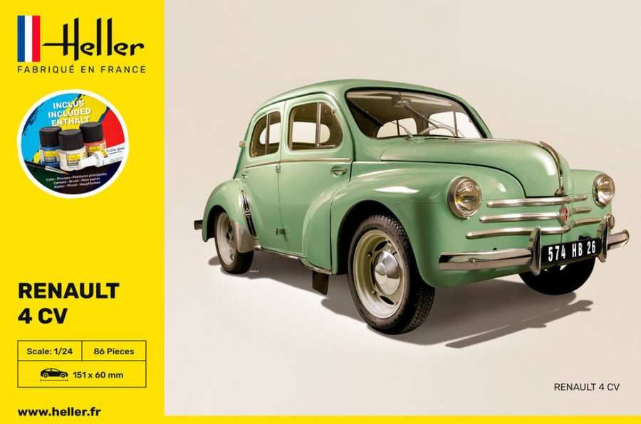 Fahrzeuge Heller | Starterkit Renault 4 Cv (56762)