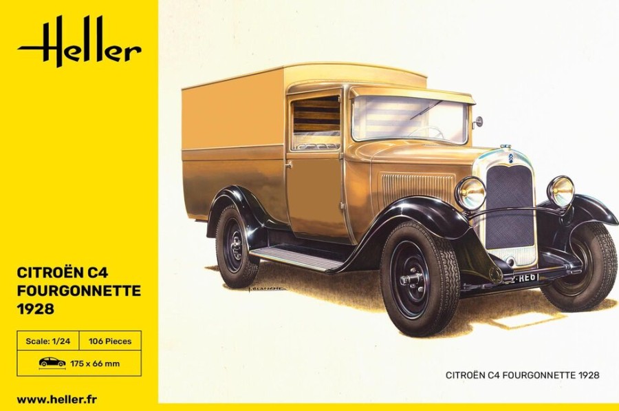 Fahrzeuge Heller | Citroen C4 Fourgonnette 1928 (80703)