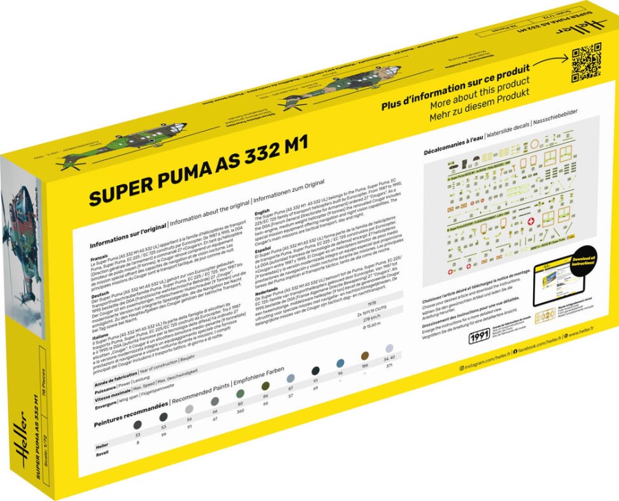 Luftfahrt Heller | Super Puma As 332 M1 (80367)