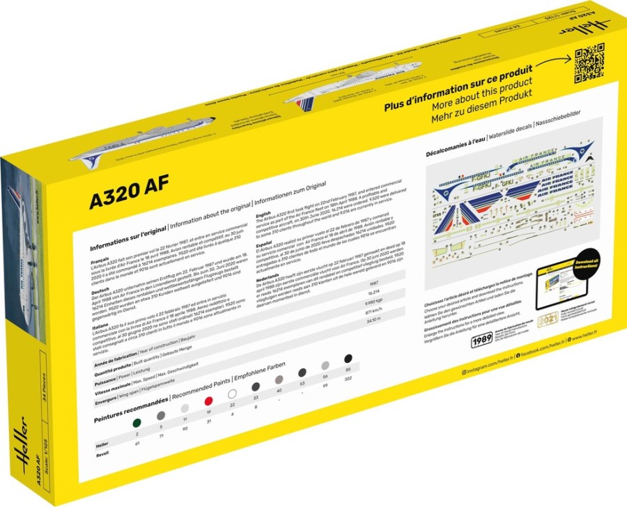 Luftfahrt Heller | Starterkit A-320 Af (56448)