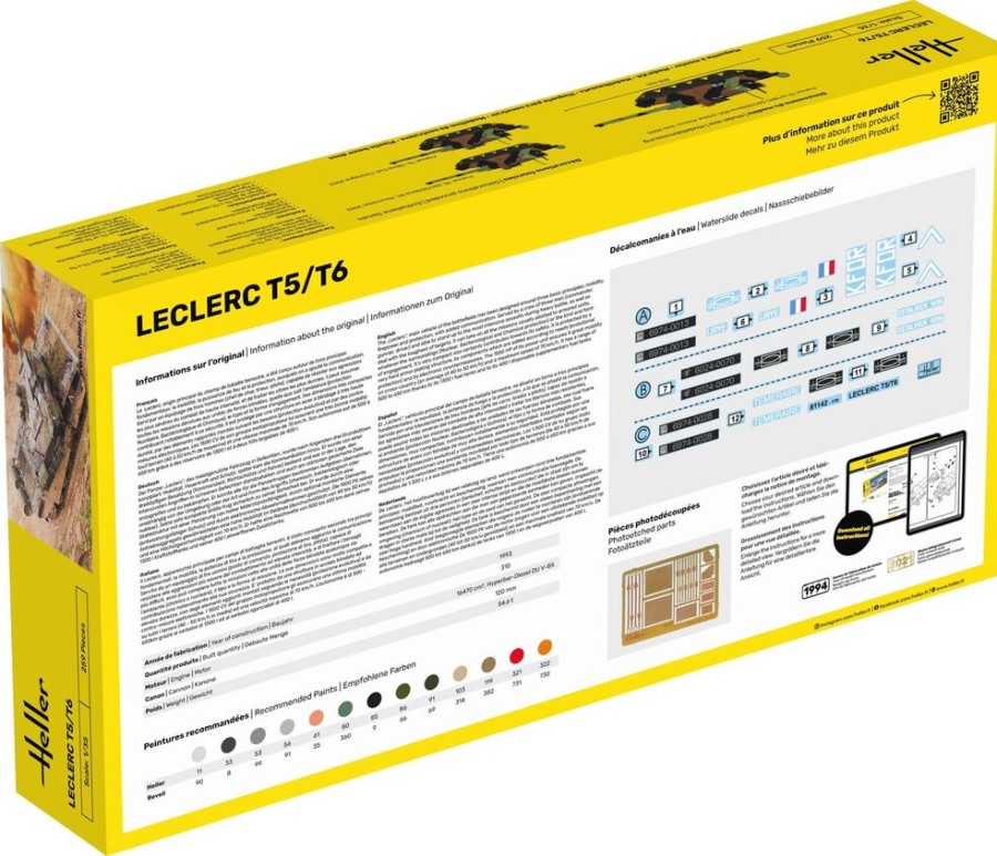 Fahrzeuge Heller | Starterkit Leclerc T5/T6 (57142)