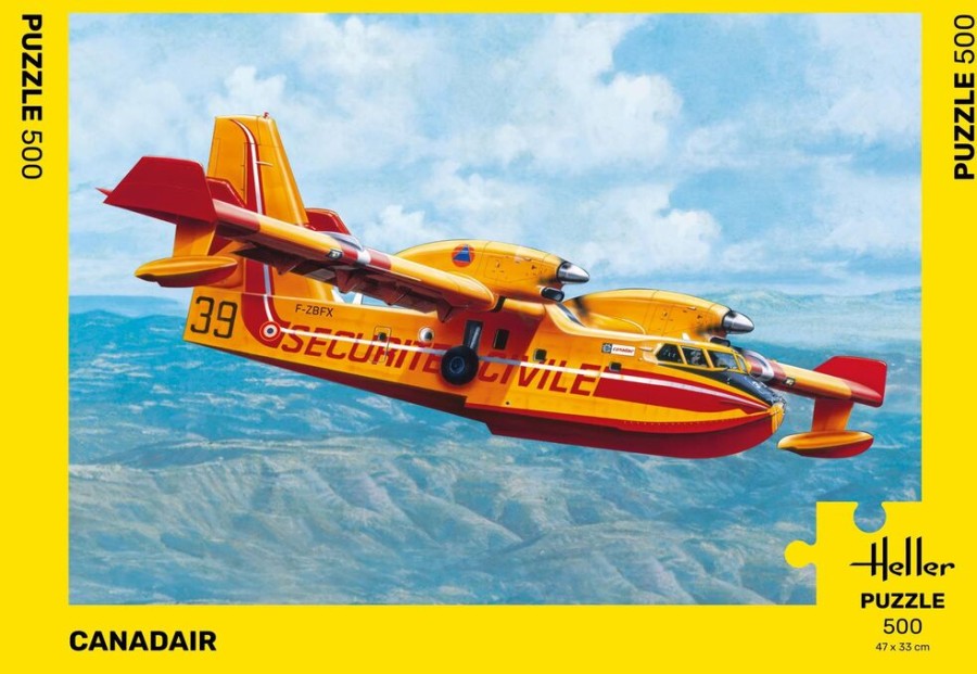 Luftfahrt Heller | Puzzle Canadair 500 Teile (20370)