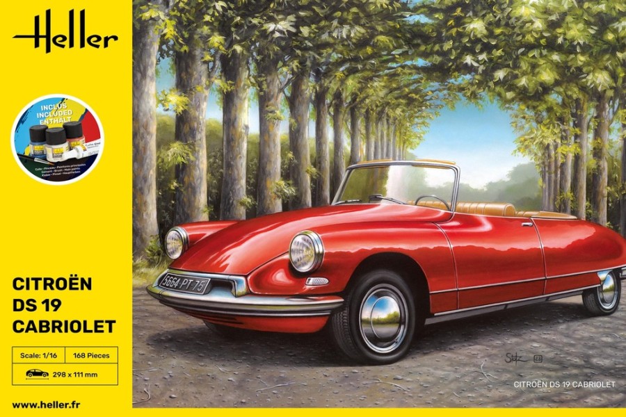 Fahrzeuge Heller | Starterkit Citroen Ds 19 Cabriolet (56796)