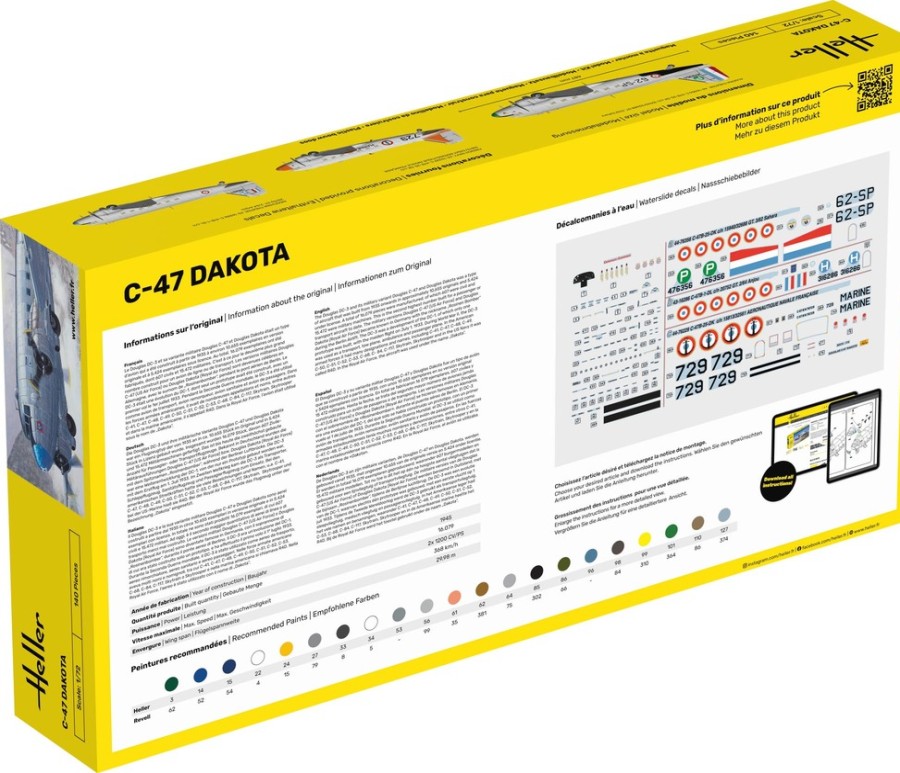 Luftfahrt Heller | Starterkit C-47 Dakota (35372)