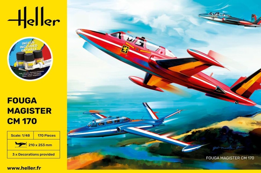 Luftfahrt Heller | Starterkit Fouga Magister Cm 170 (35510)