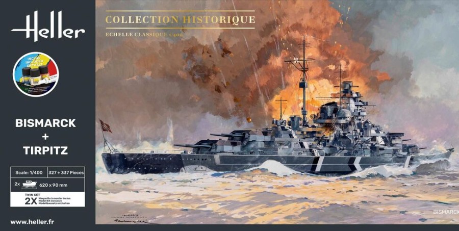 Versand Heller | Starterset Bismarck + Tirpitz Twinset (55078)