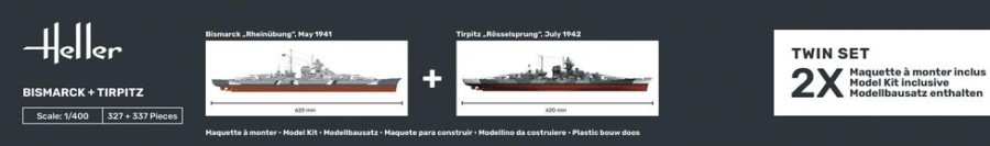 Versand Heller | Starterset Bismarck + Tirpitz Twinset (55078)