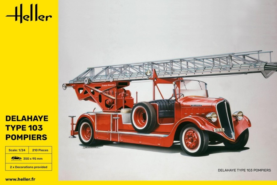 Fahrzeuge Heller | Delahaye Typ 103 Pompiers (80780)