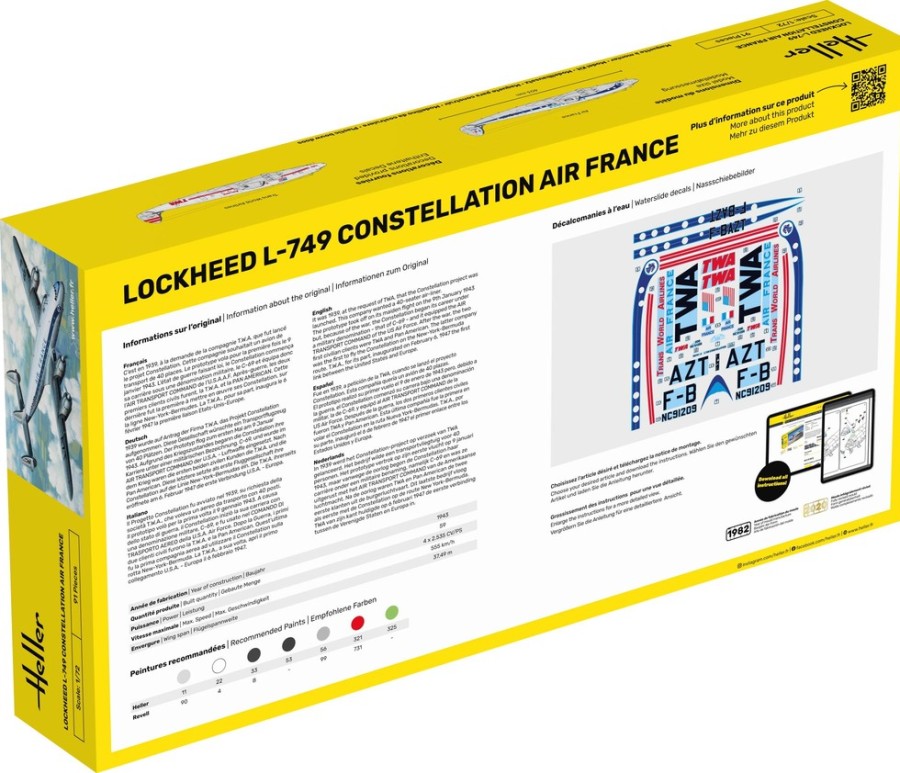 Luftfahrt Heller | Starterkit L-749 Constellation Af (56310)