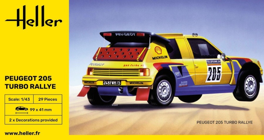 Fahrzeuge Heller | Peugeot 205 Turbo Rally (80189)