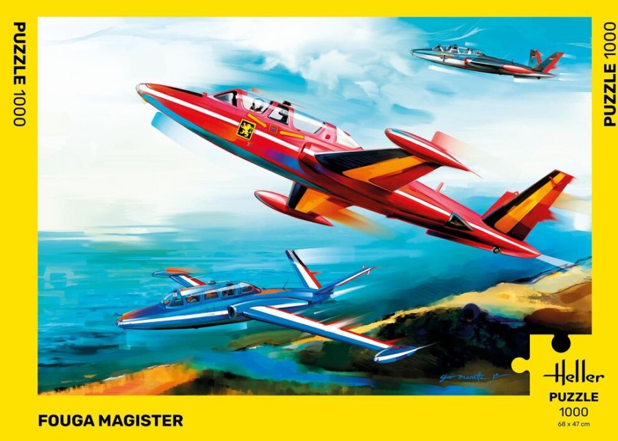 Luftfahrt Heller | Puzzle Fouga Magister 1000 Teile (20510)