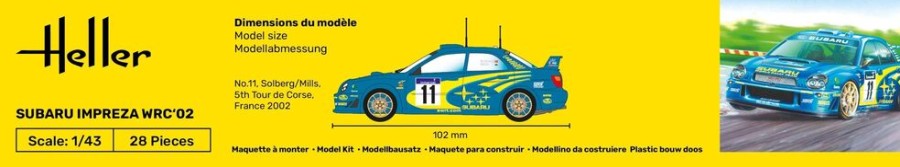 Fahrzeuge Heller | Impreza Wrc'02 (80199)