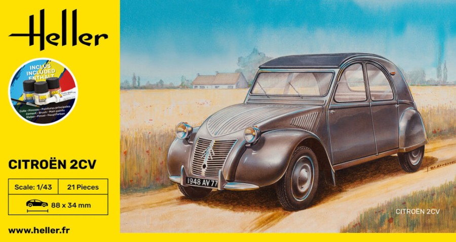 Fahrzeuge Heller | Starterkit Citroen 2 Cv (56175)