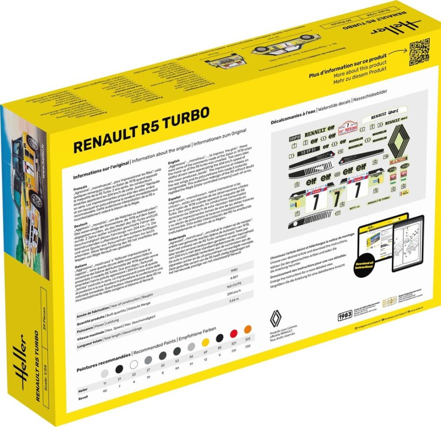 Fahrzeuge Heller | Starterkit Renault R5 Turbo (56717)