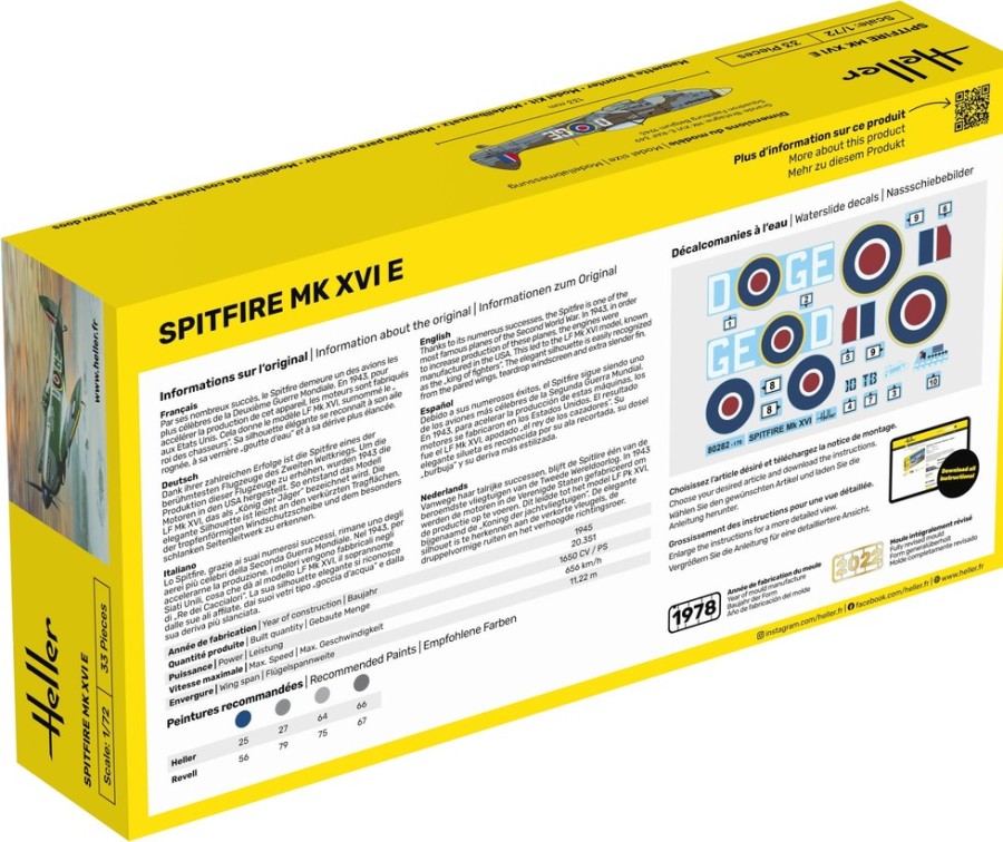 Luftfahrt Heller | Starter-Kit Spitfire (56282)