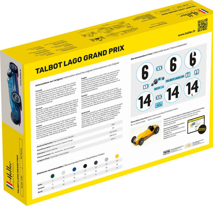 Fahrzeuge Heller | Starterkit Talbot Lago Grand Prix (56721)