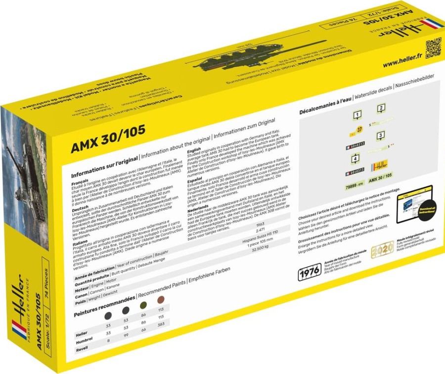 Fahrzeuge Heller | Starterkit Amx 30/105 (56899)