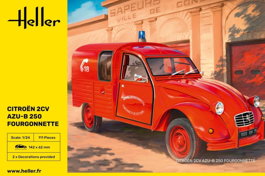 Fahrzeuge Heller | Citroen 2Cv Fourgonette Ak 250 (82701)