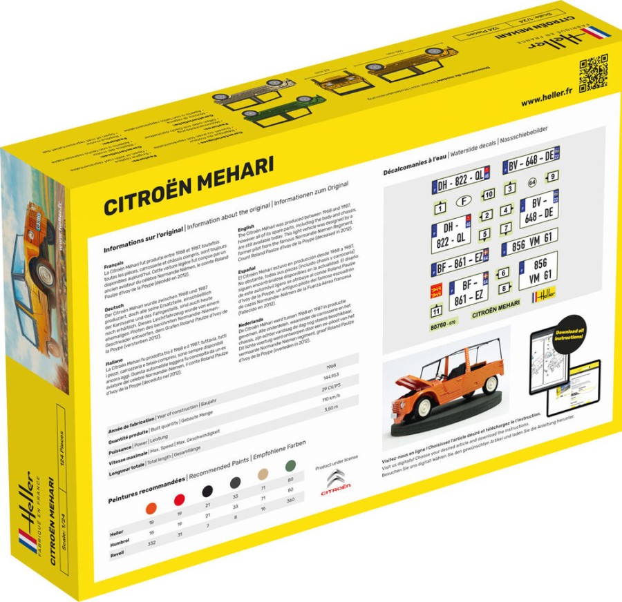 Fahrzeuge Heller | Starterkit Citroen Mehari (Version 1) (56760)