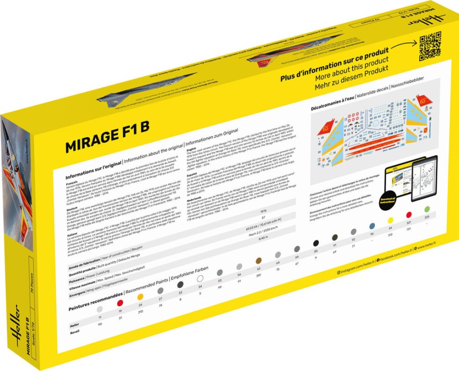 Luftfahrt Heller | Starter-Kit Mirage F1 (35319)