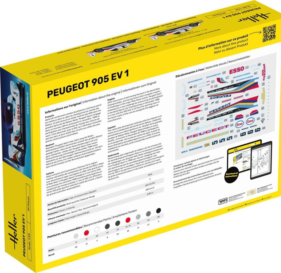 Fahrzeuge Heller | Starterkit Peugeot 905 Ev 1 (56718)